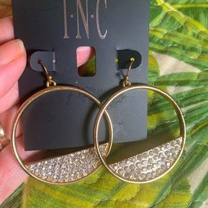 Inc fashion hoop earrings